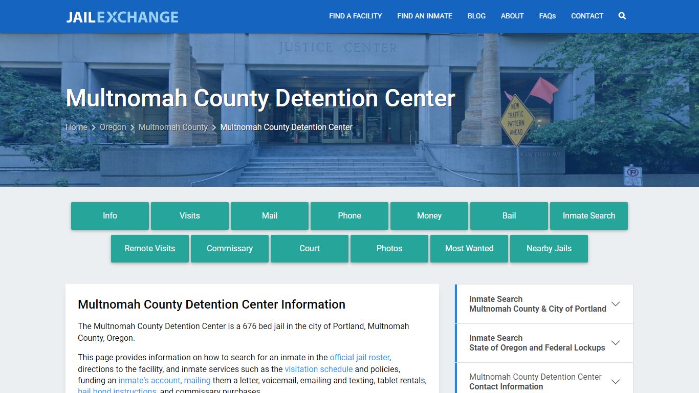 Multnomah County Detention Center - Jail Exchange